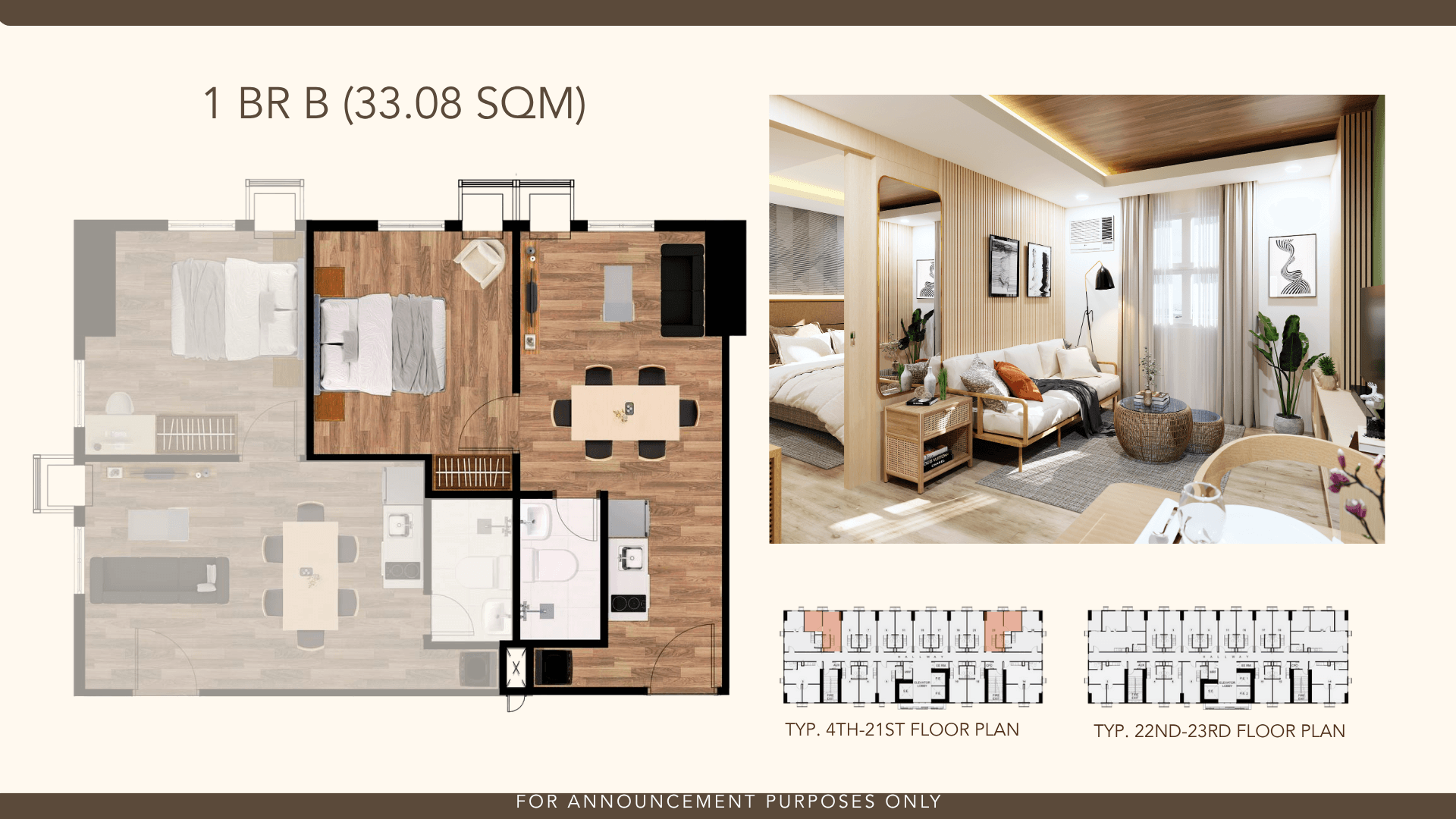 1BR unit