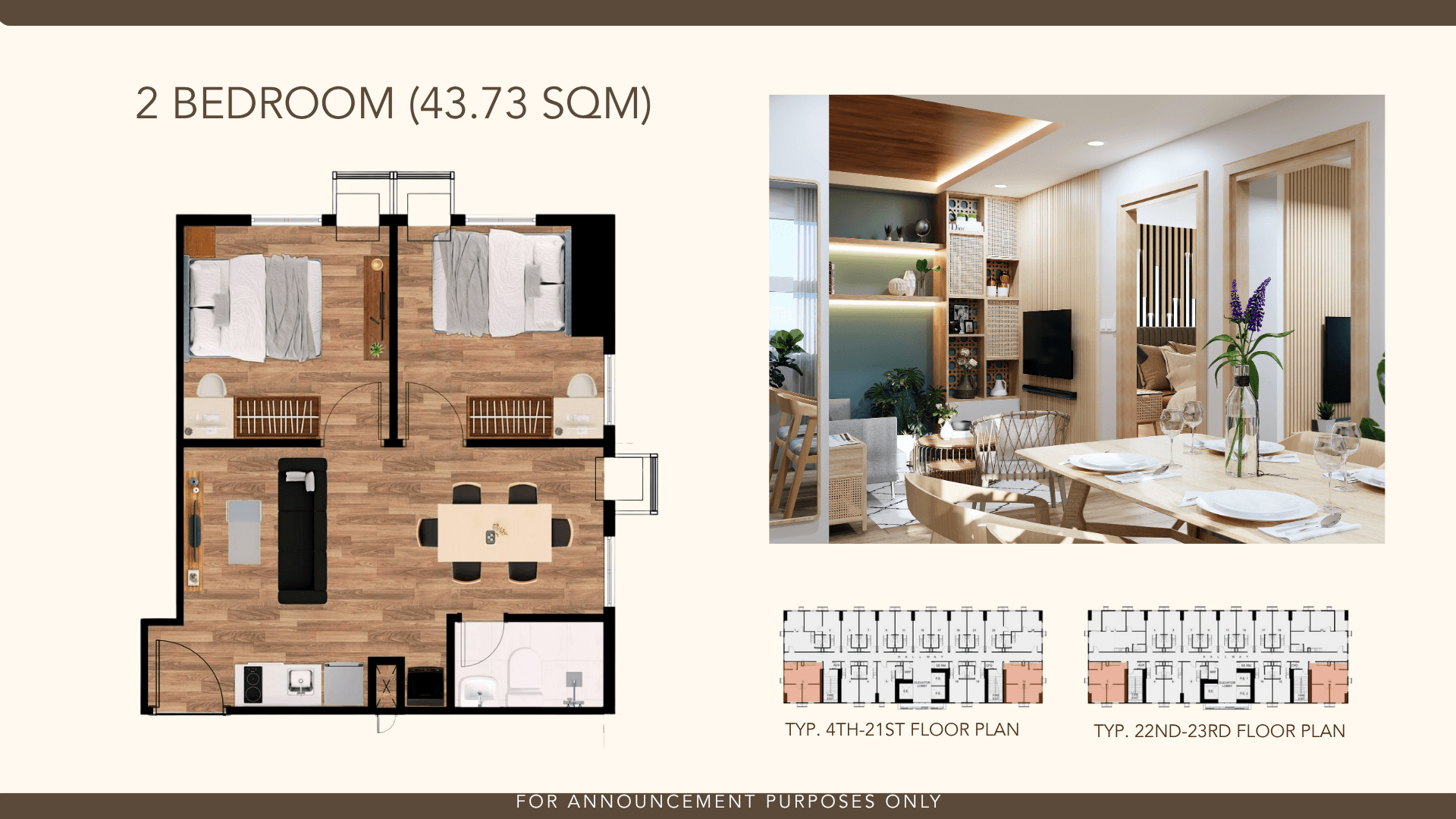 2BR unit